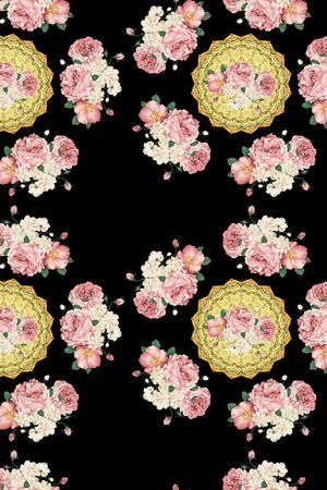 乱花印花华亿平台图片