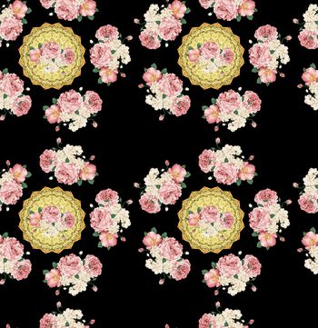 乱花印花华亿平台图片