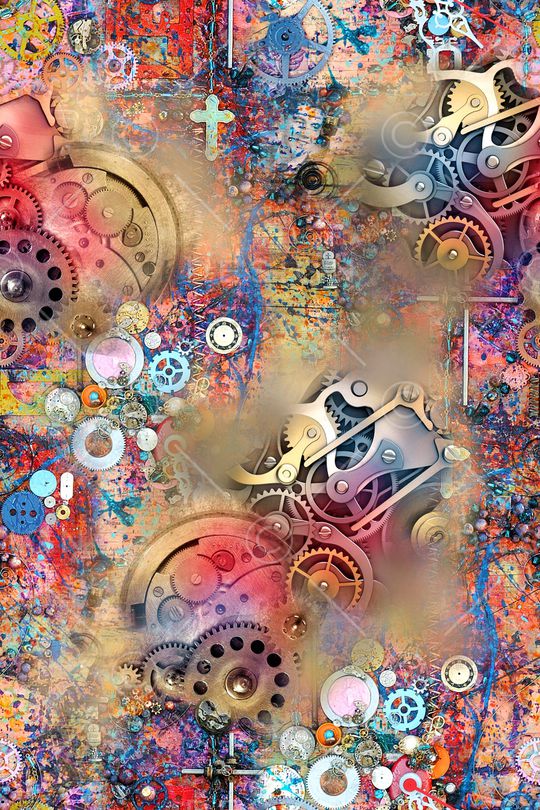 抽象印花华亿平台图片