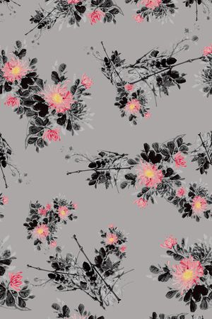 花卉花朵印花华亿平台图片