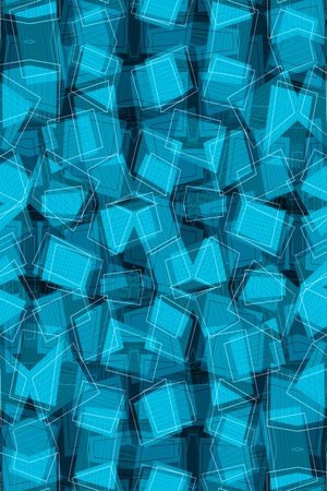 不规则几何印花华亿平台图片