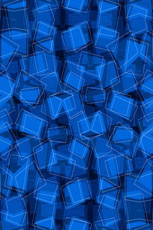 不规则几何印花华亿平台图片