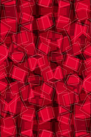 不规则几何印花华亿平台图片