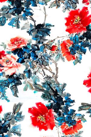 花朵印花华亿平台图片