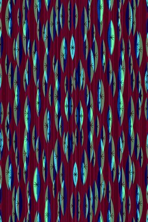 不规则几何印花华亿平台图片