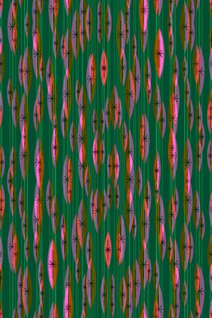 不规则几何印花华亿平台图片