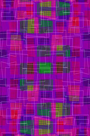 不规则几何印花华亿平台图片