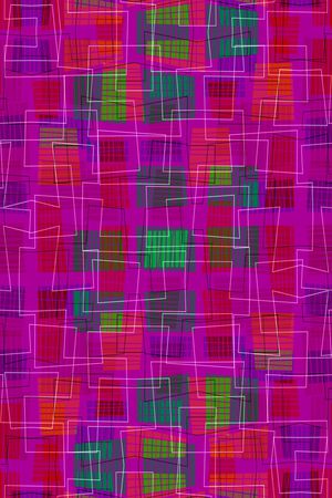 不规则几何印花华亿平台图片