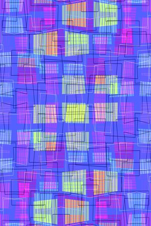 不规则几何印花华亿平台图片