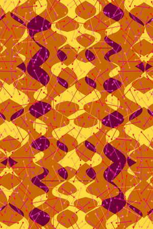 不规则几何印花华亿平台图片