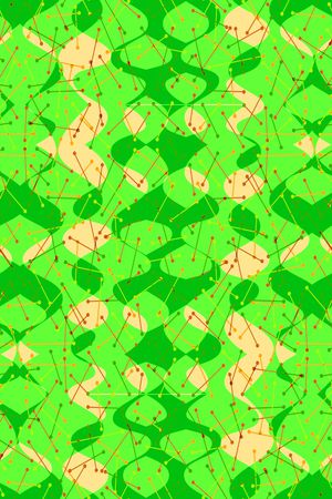 不规则几何印花华亿平台图片