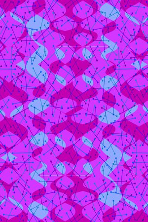 不规则几何印花华亿平台图片