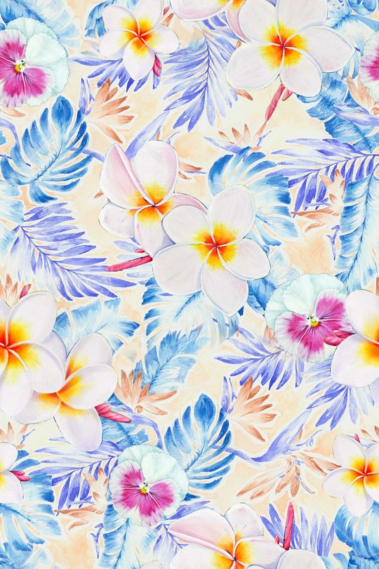 热带风印花华亿平台图片