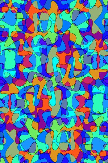 780431-撞色彩波浪