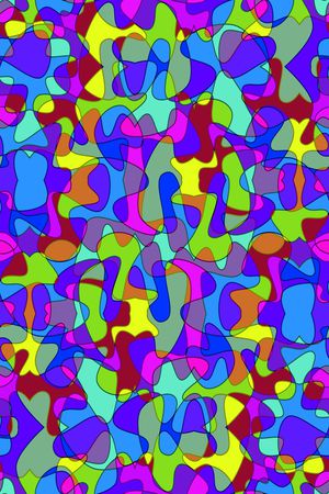 不规则几何印花华亿平台图片