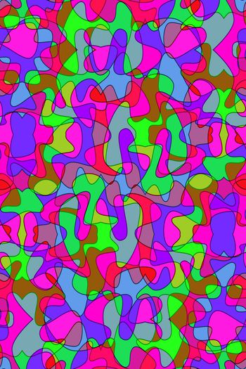 780454-撞色彩波浪