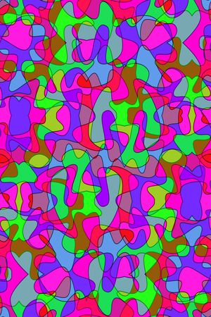 不规则几何印花华亿平台图片