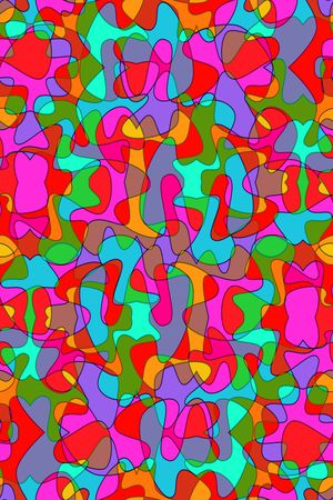 不规则几何印花华亿平台图片