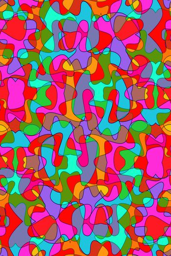 780460-撞色彩波浪