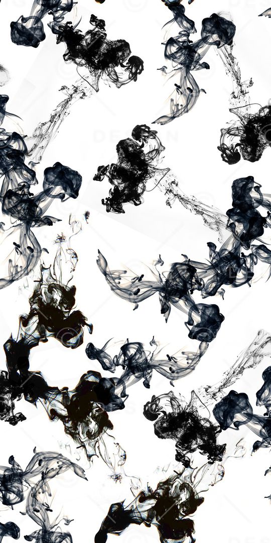 水墨印花华亿平台图片