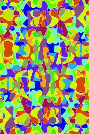 不规则几何印花华亿平台图片