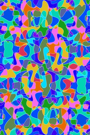 780486-撞色彩波浪