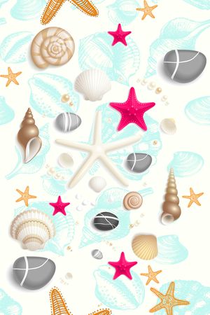 海洋生物印花华亿平台图片