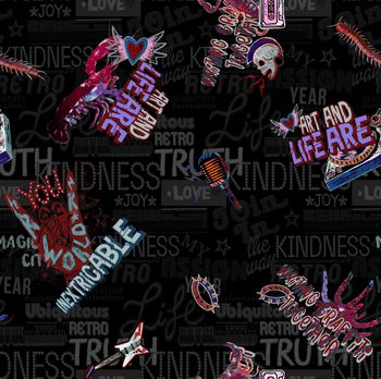 音乐符号印花华亿平台图片