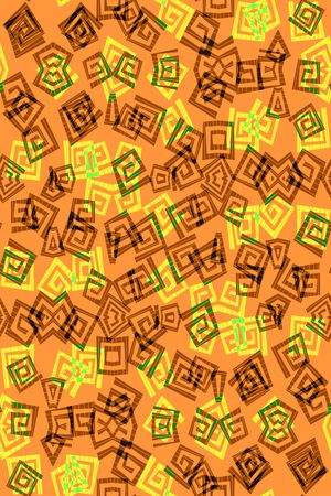 不规则几何印花华亿平台图片