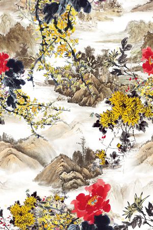 花卉花朵印花华亿平台图片