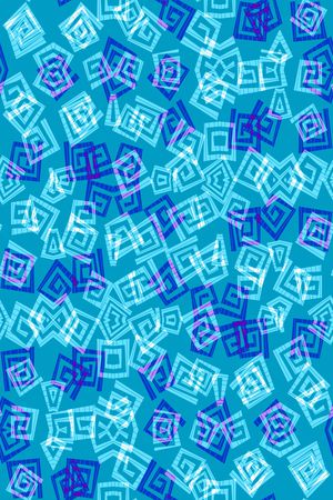 不规则几何印花华亿平台图片