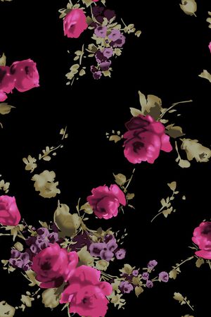 牡丹印花华亿平台图片