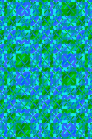 几何格子印花华亿平台图片