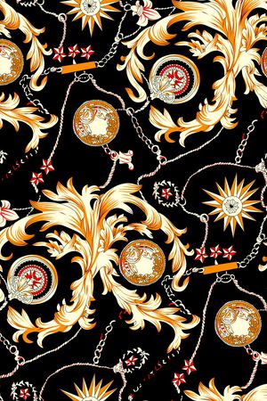 欧式印花华亿平台图片