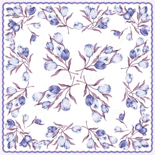 郁金香印花华亿平台图片