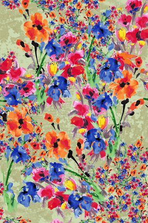 乱花印花华亿平台图片