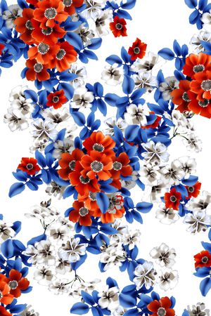 小碎花印花华亿平台图片