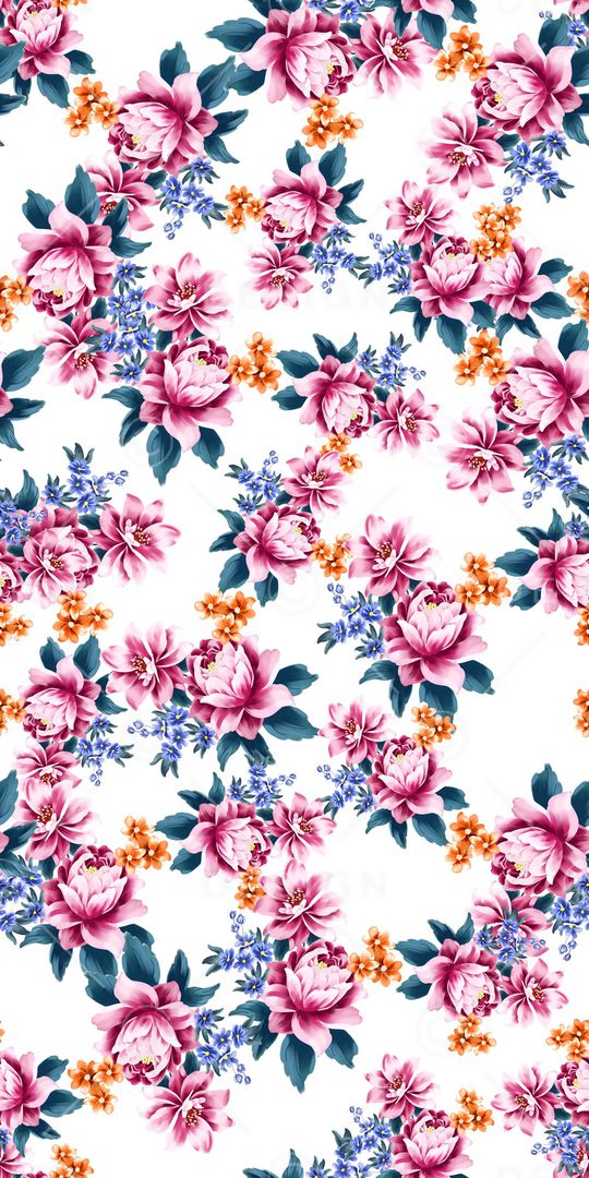 小碎花印花华亿平台图片