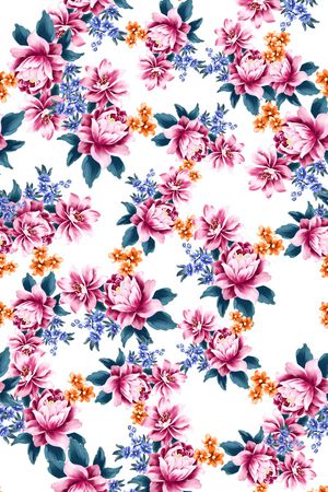 小碎花印花华亿平台图片