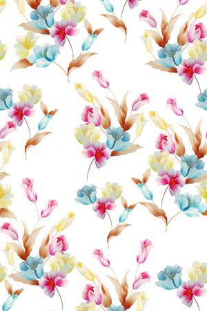 小碎花印花华亿平台图片