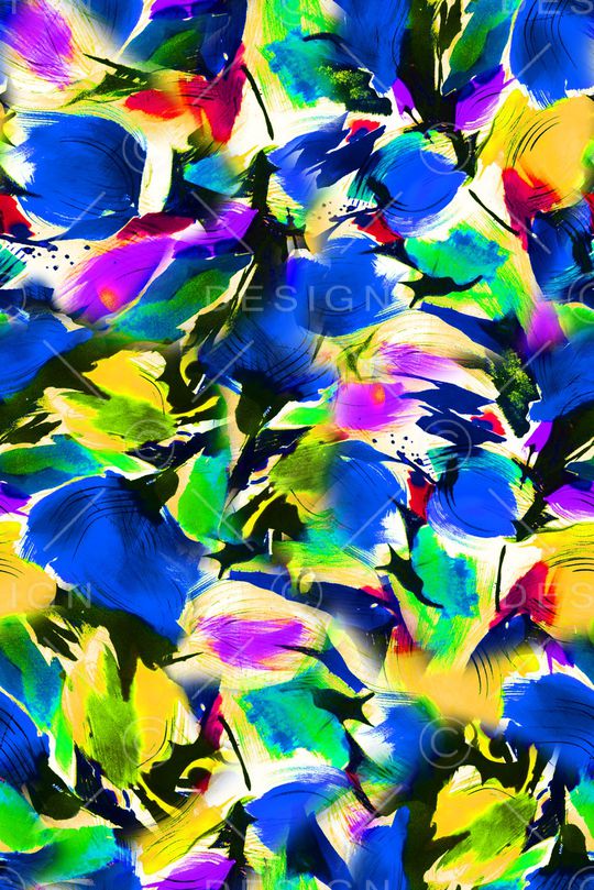 手绘印花华亿平台图片