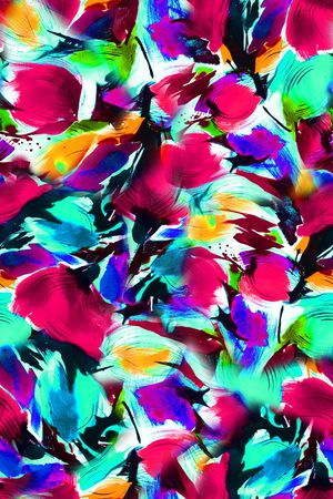 手绘印花华亿平台图片