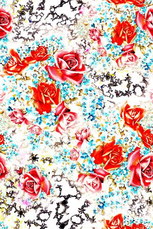 水墨印花华亿平台图片