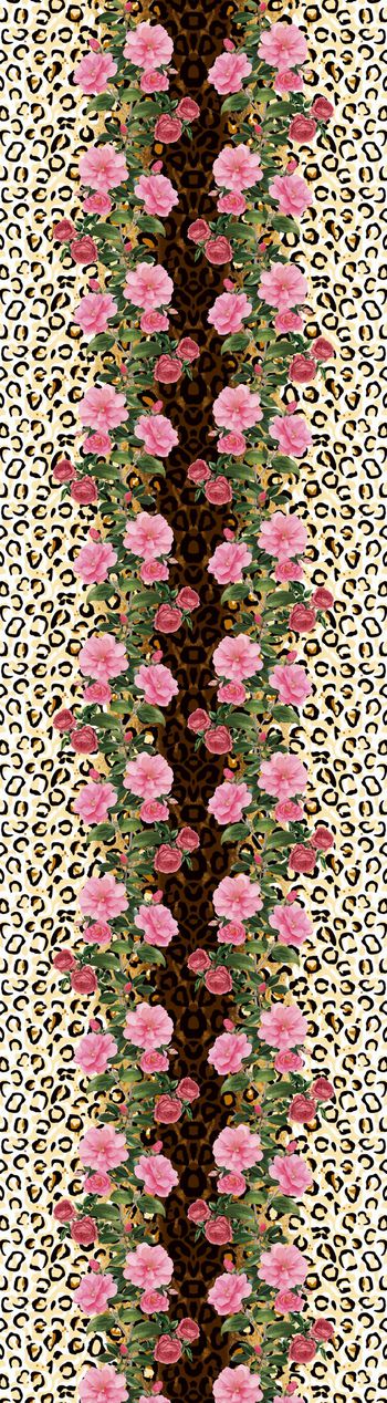 动物纹印花华亿平台图片