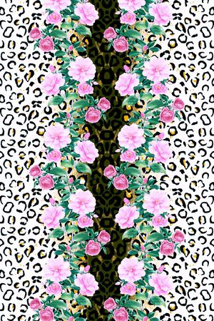 动物纹印花华亿平台图片