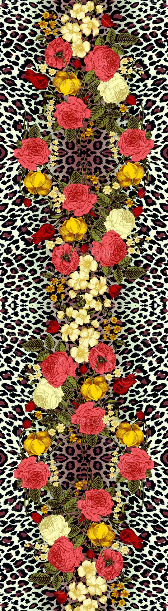 动物纹印花华亿平台图片