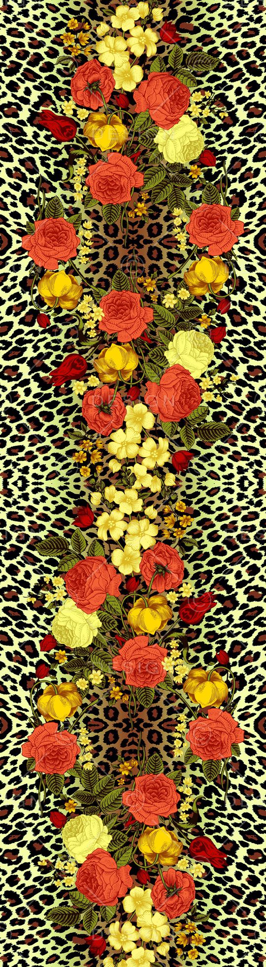 动物纹印花华亿平台图片