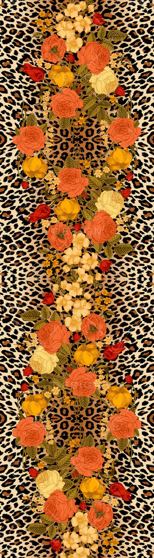 动物纹印花华亿平台图片