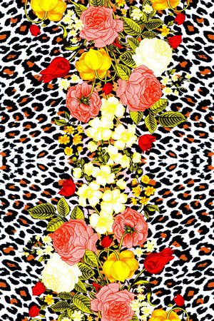 动物纹印花华亿平台图片