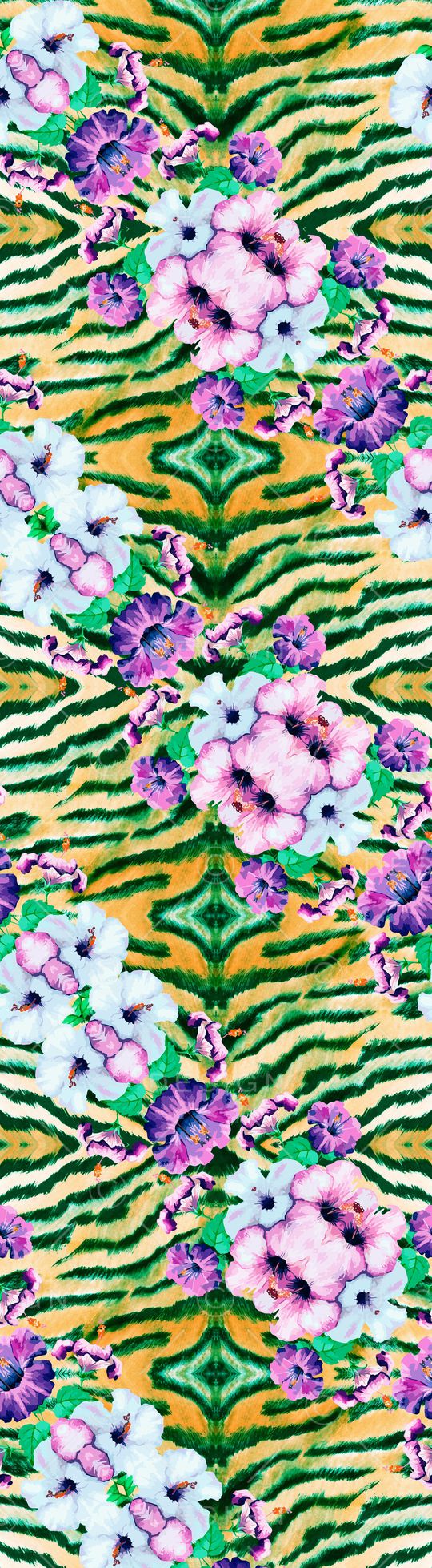 动物纹印花华亿平台图片